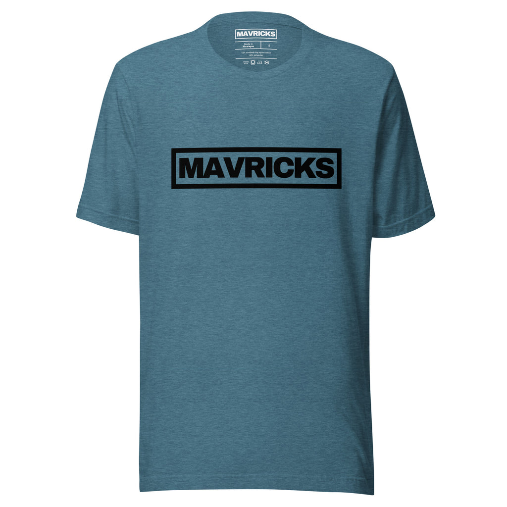 MAVRICKS Bold T-Shirt Deep Heather Teal Front